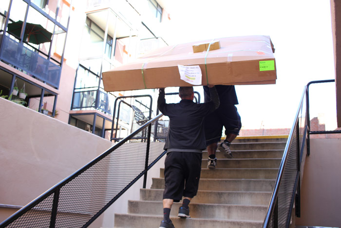 mattress up stairs