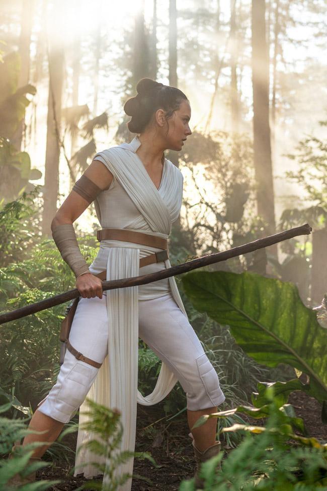 rey in the forest star wars rise of skywalker