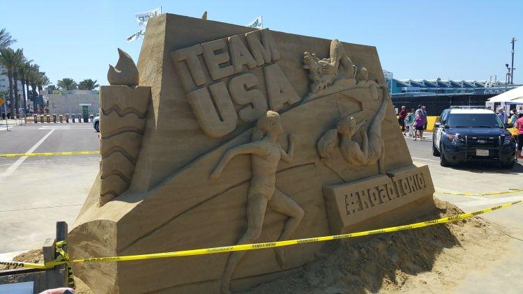 Road to Rio Sand Sculpture