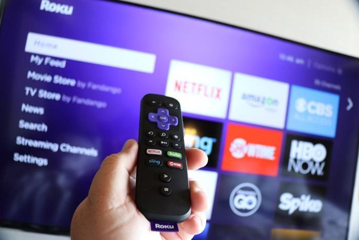 roku player in hotel room