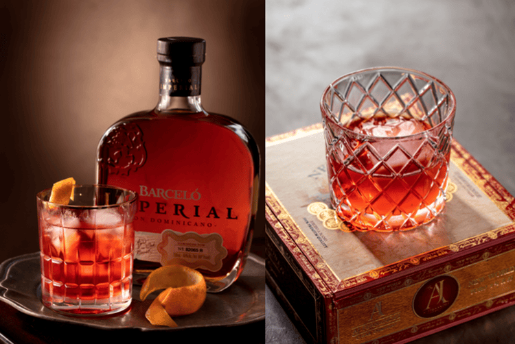 aged negroni rum cocktail recipe