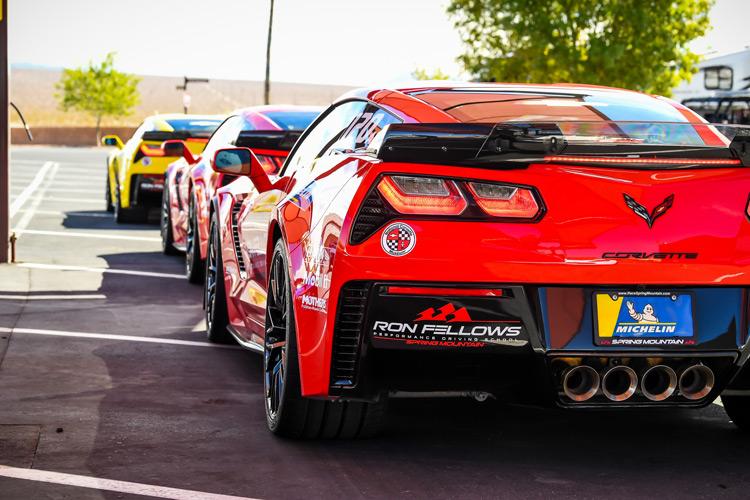 corvette grand sport at ron fellows performance driving school