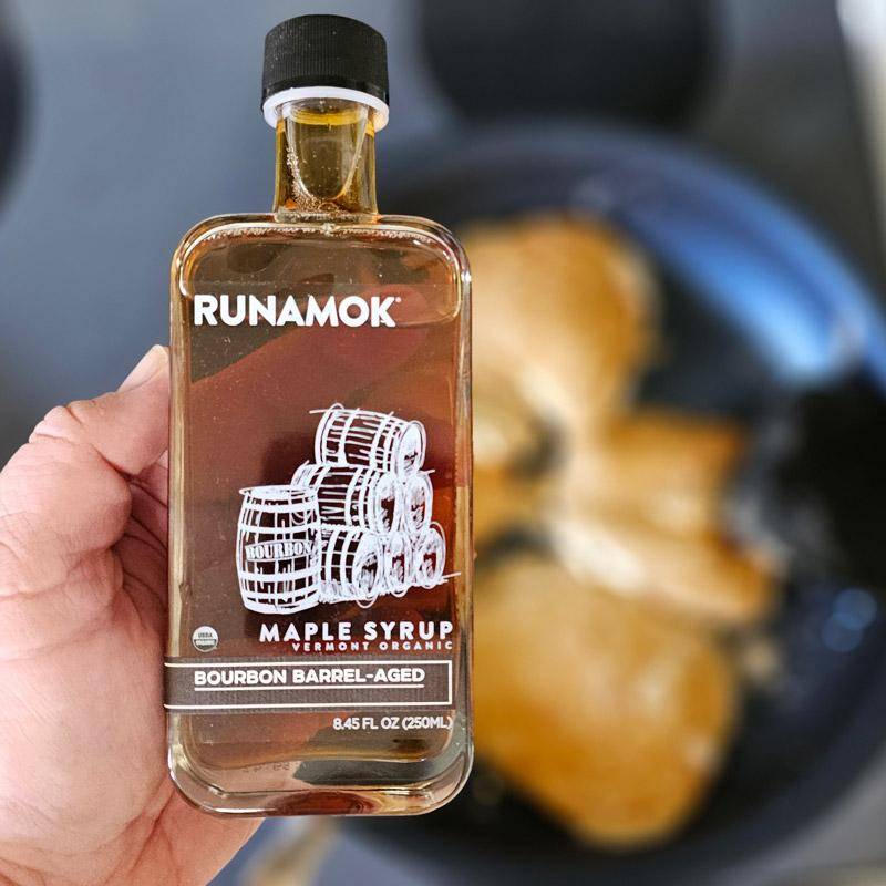 bourbon barrel aged maple syrup