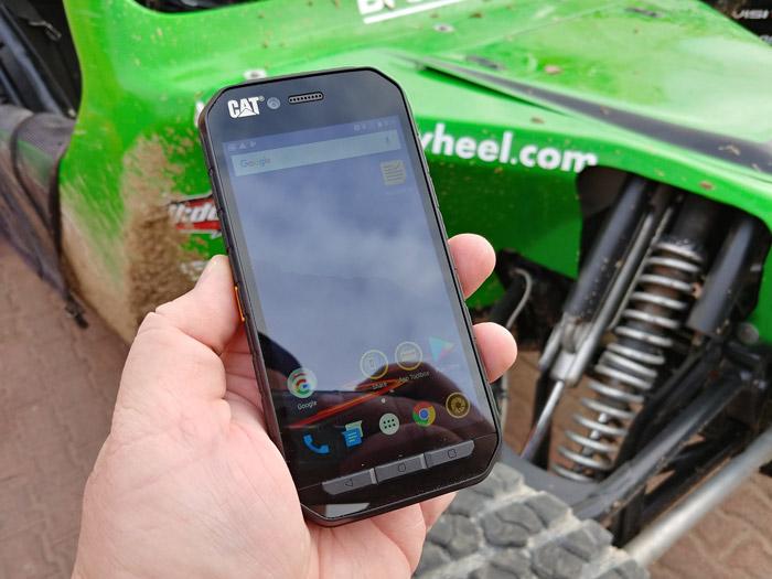 cat s41 phone did not break even when off road racing in baja