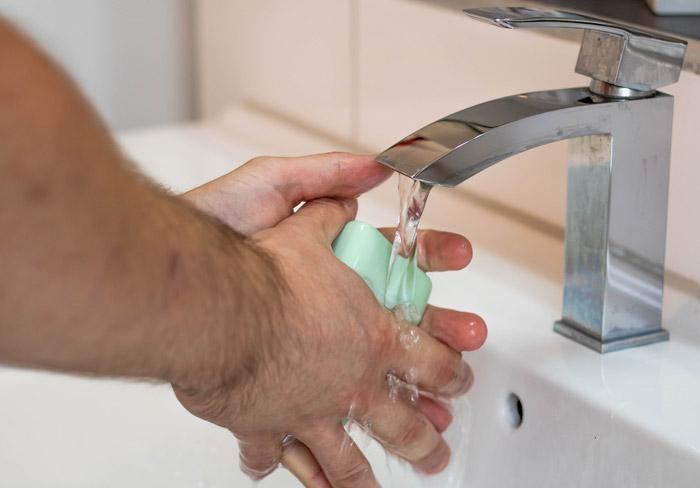 washing hands helps avoid the spread of diseases