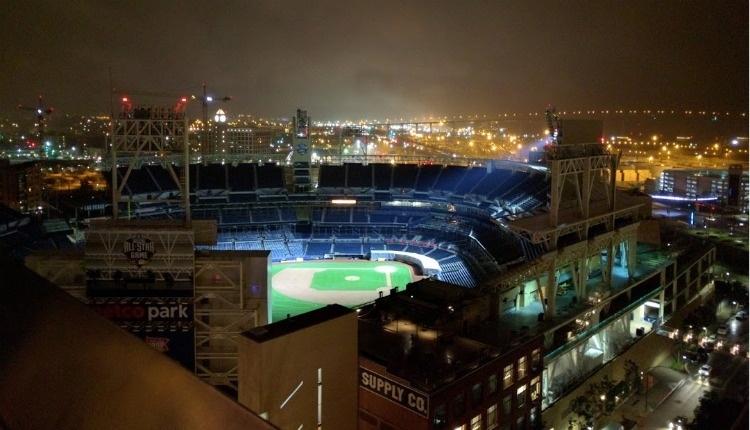 Petco Park from Altitude Sky Lounge