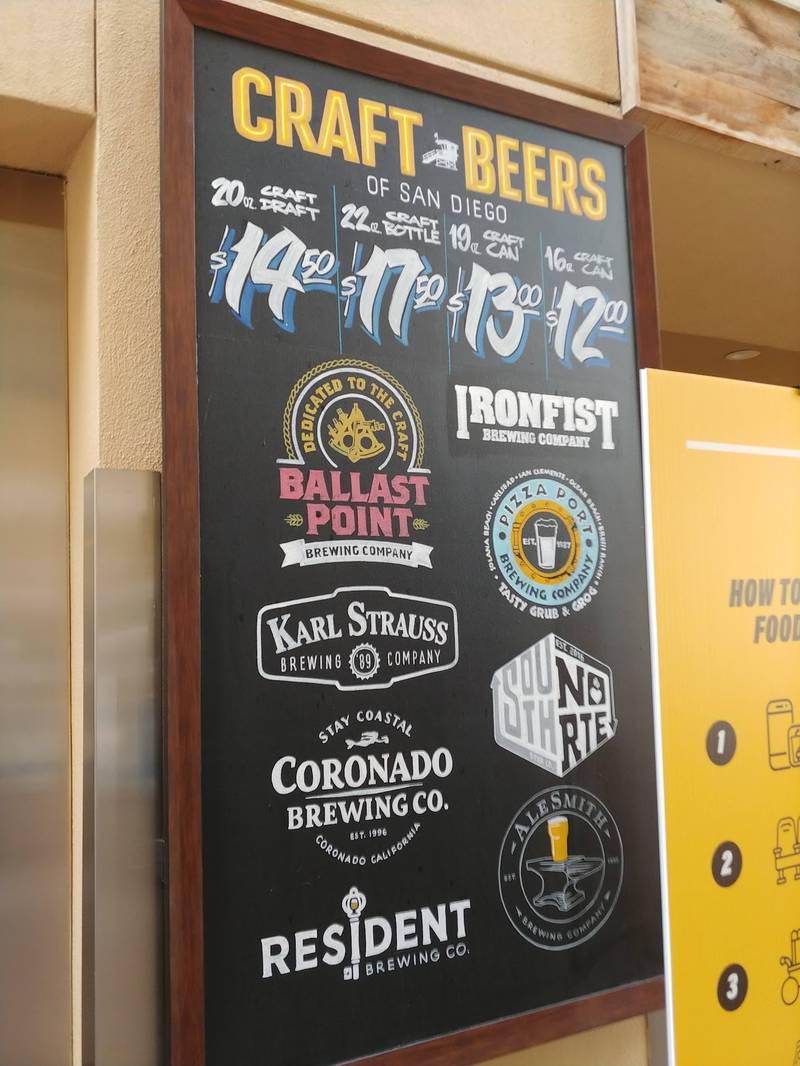 craft beers of san diego petco park