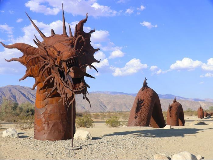 giant sea serpent galleta meadows borrego springs california