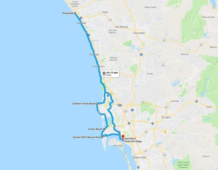san diego beach towns