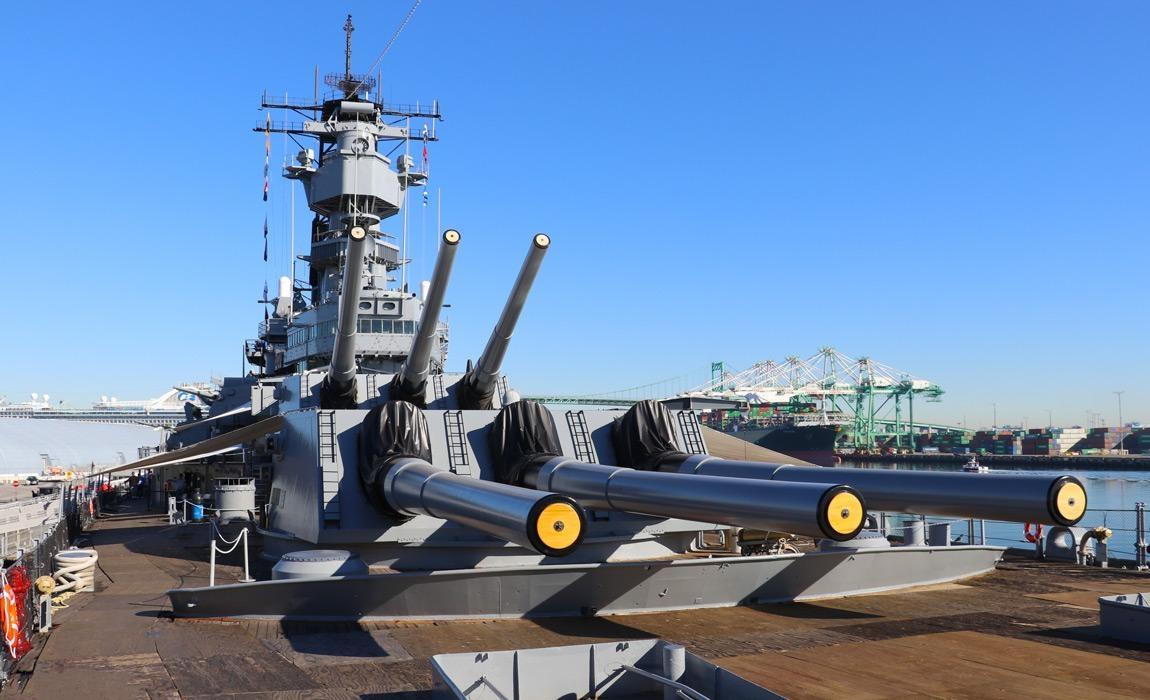 San Pedro California is home to the Battleship USS IOWA