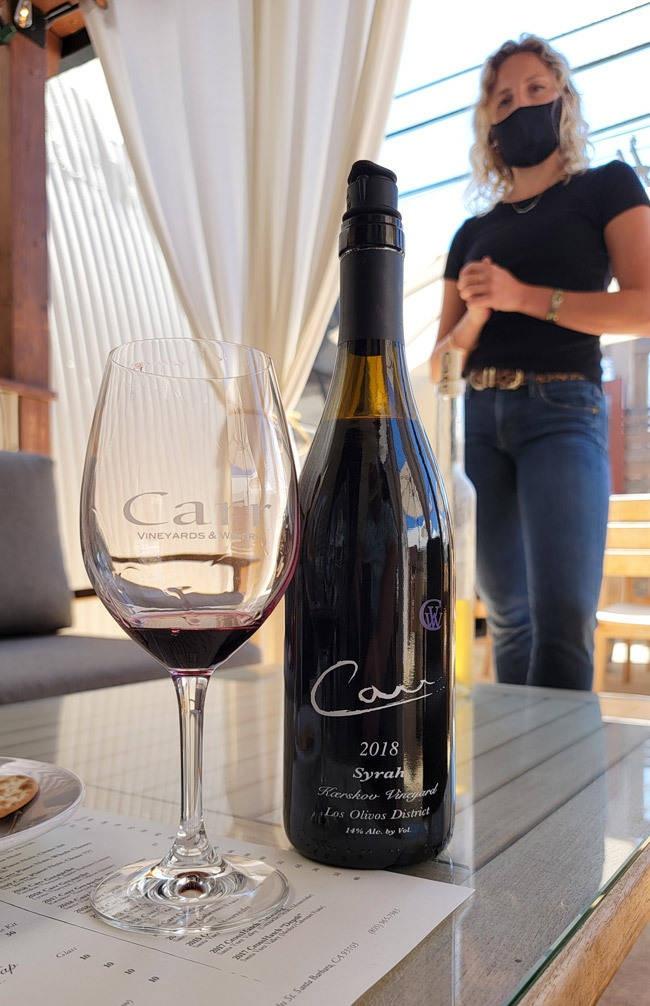carr winery tasting