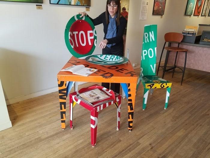 road sign art