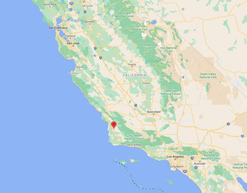 santa maria california location