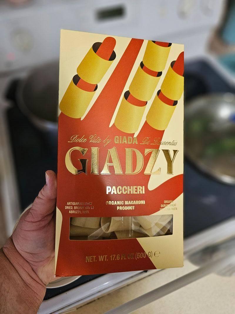 giadzy paccheri pasta