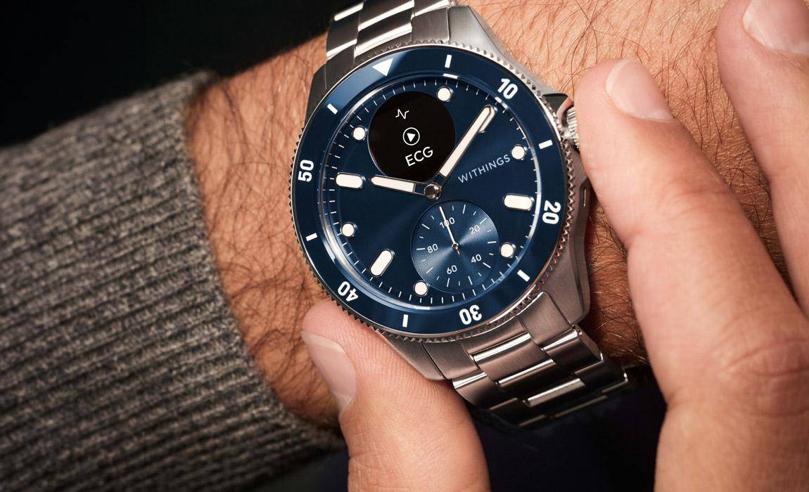 Scanwatch Nova integrates smart health features with a beutiful looking watch