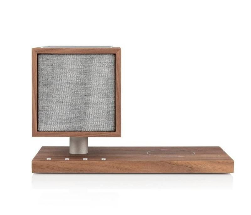 tivoli audio revive bluetooth speaker with wireless charging pad