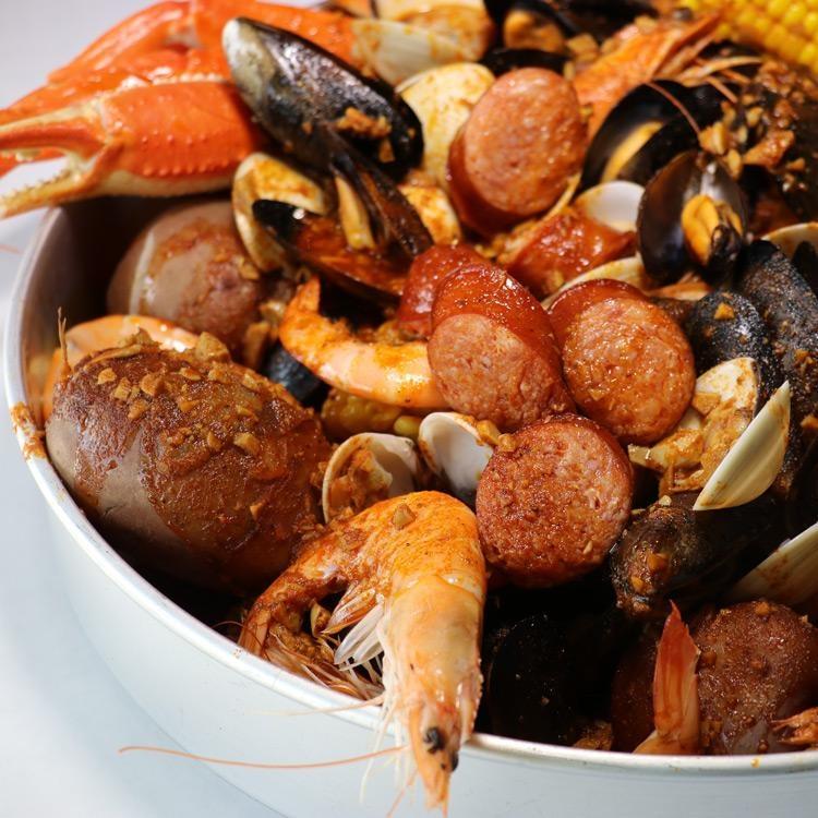seafood tray shrimp heads san diego