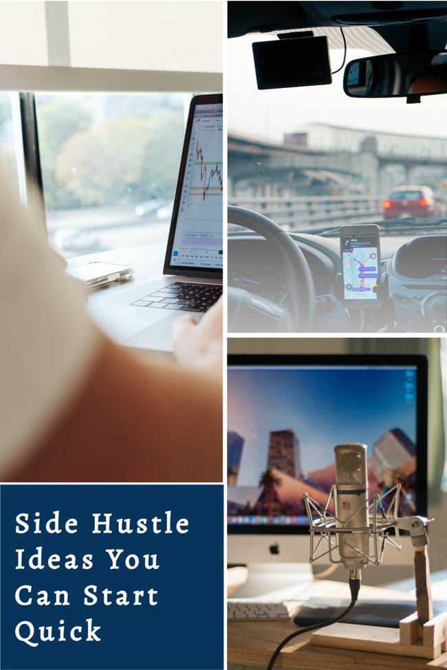 side hustle ideas you can start quick