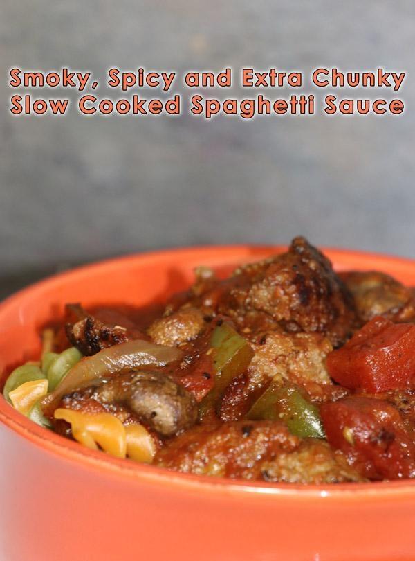 smoky spicy extra chunky spaghetti sauce recipe