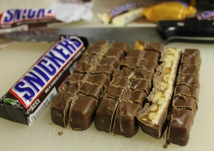 chopped snickers