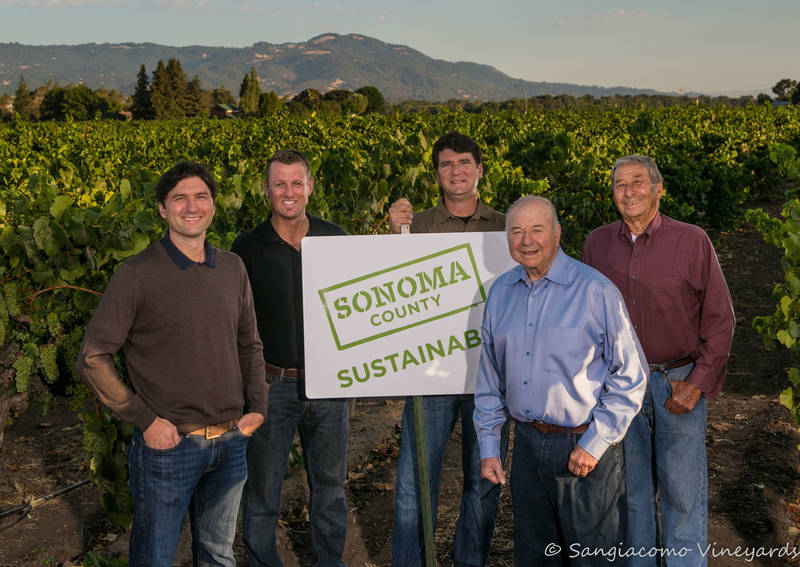 sangiacomo family vineyard sonoma county sustainable winery