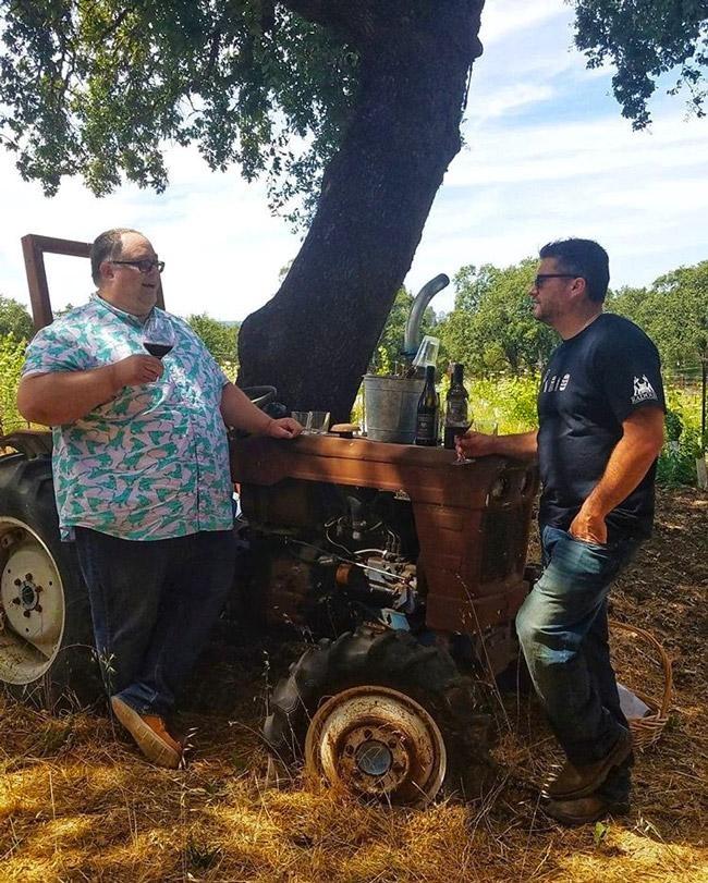 James and Gio from Russian River Vineyards in Sonoma, California