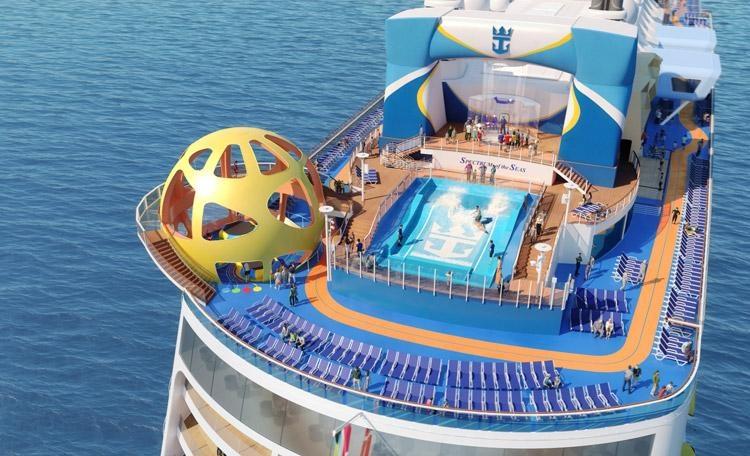 spectrum of the seas aft skypad and flow rider
