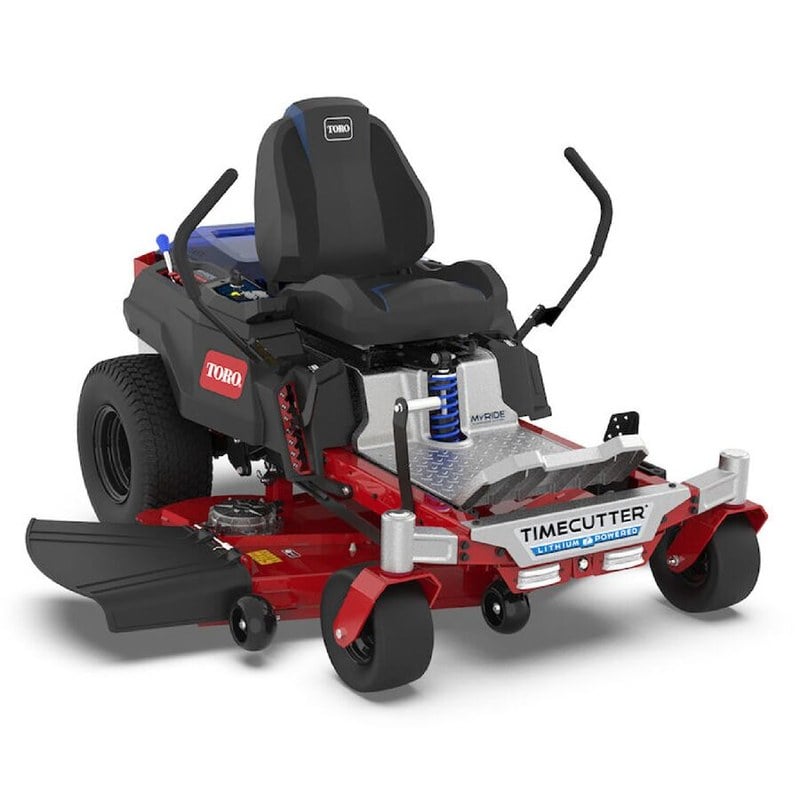 Toro TimeCutter 60V MAX 54-inch lithium-powered zero-turn mower with MyRIDE suspension