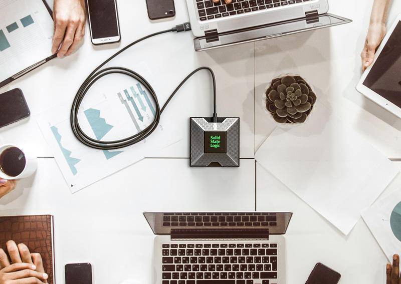 ssl connex on desk business meeting