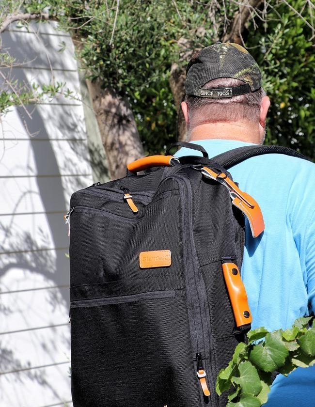 standard luggage travel backpack main compartment