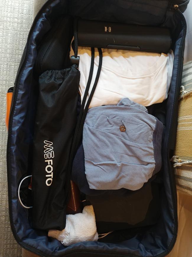 standard luggage travel backpack main compartment
