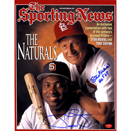 the naturals tony gwynn signed magazine cover