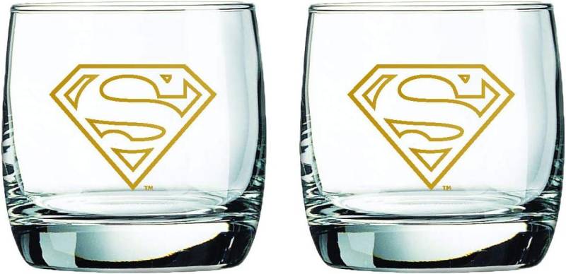 Superman Shield Whiskey Glasses