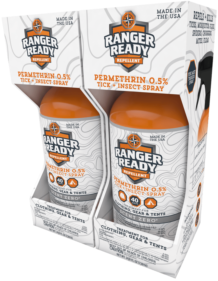 ranger ready permethrin clothing worn repellent