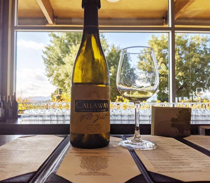callaway winery wild yeast viognier temecula valley california