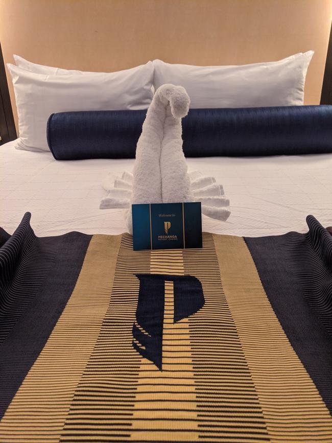 pechanga resort towel animals in the junior suite
