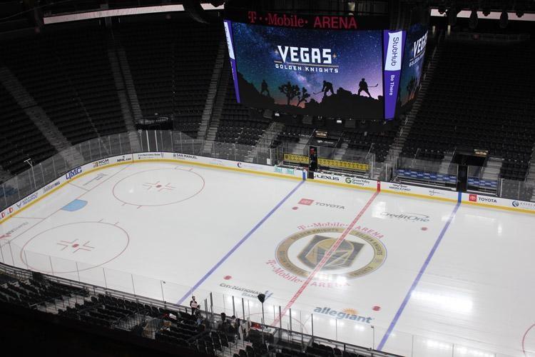 las vegas golden knights ice rink