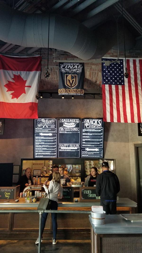ordering food at beerhaus las vegas