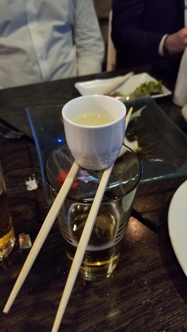 sake bomb at sake rok las vegas