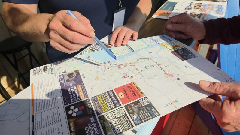 Thunder Bay Tourism map of downtown areas