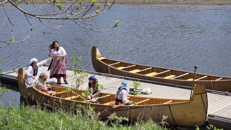 Fort Williams Historic Park Canoes