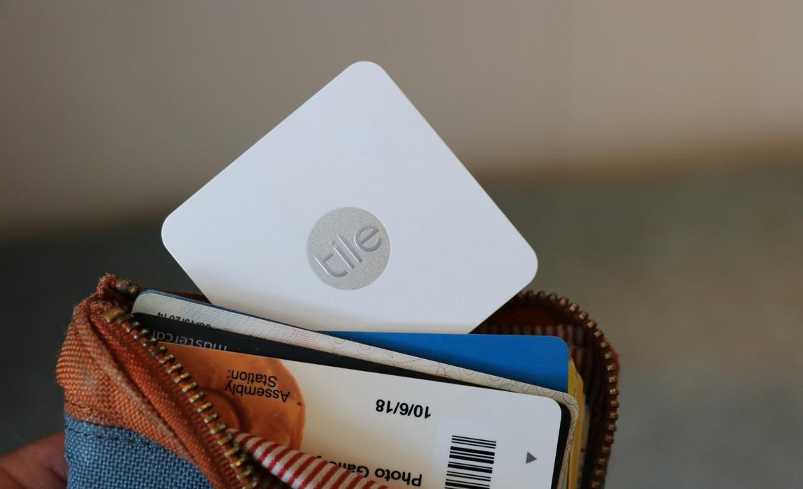 Tile locator in wallet