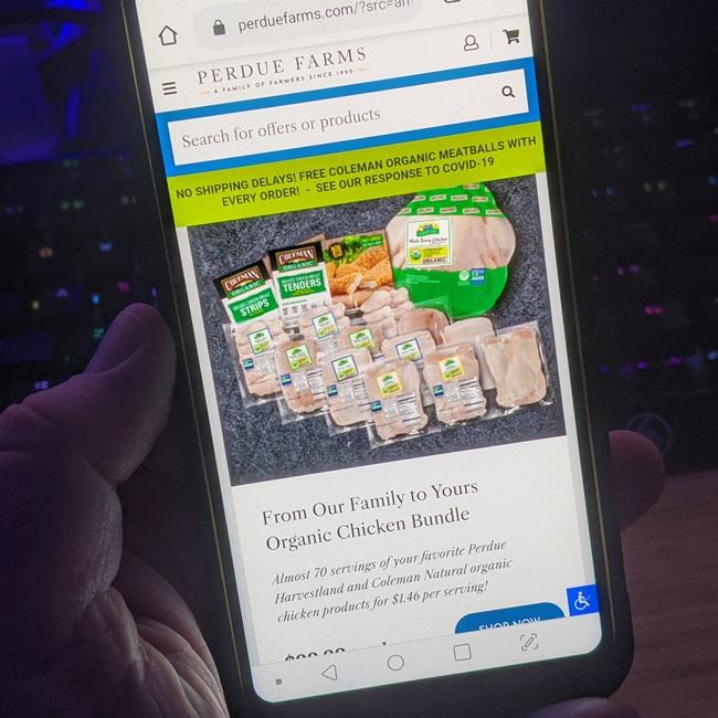 perdue farms mobile ordering is an easy way to plan deliveries of chicken beef pork and other meats