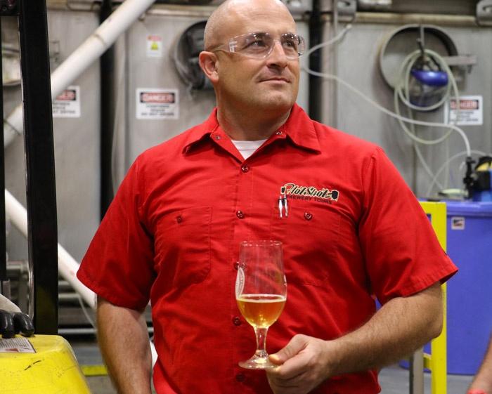 ballast point brewery tour hotshots