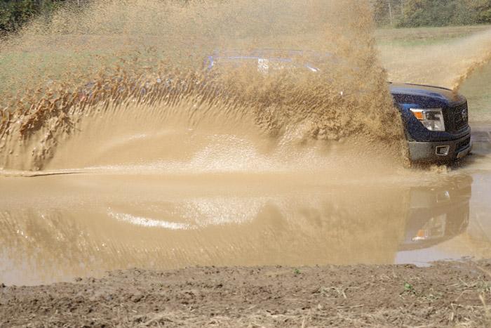 titan xd plowing through the mud