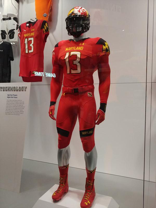 under armour university of maryland high tech football uniform