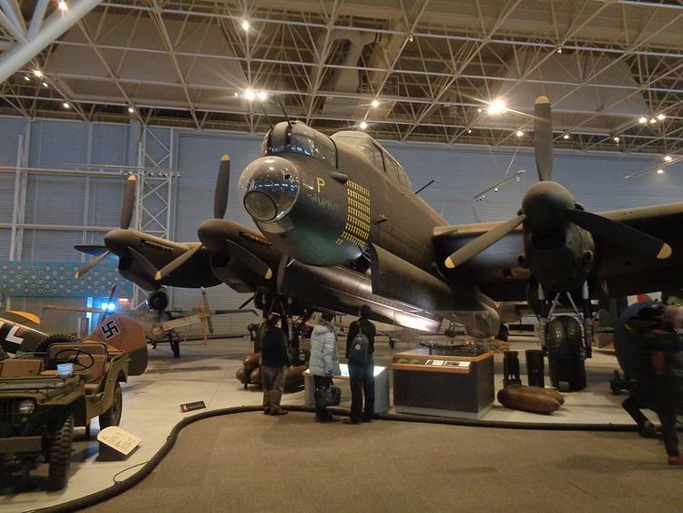 avro lancaster at the canada aviation and space museum ottowa ontario