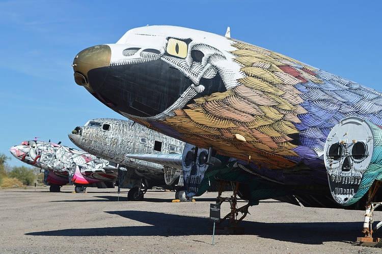 boneyard project at pima air and space museum in tucson arizona