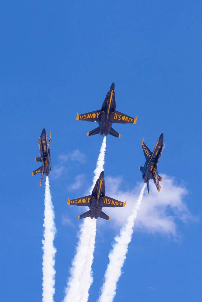 national naval aviation museum blue angeles practice in pensacola florida