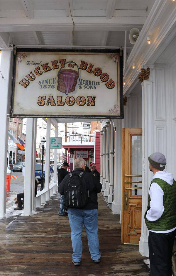 bucket of blood saloon since 1876 in virginia city nevada